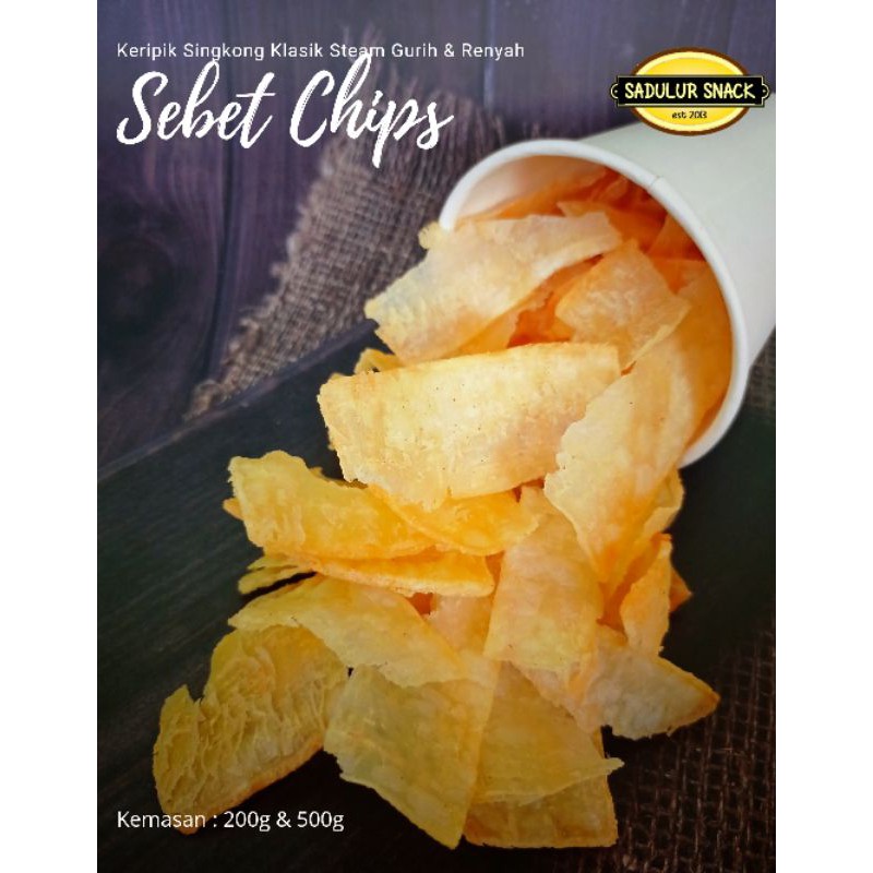 

Sadulur Snack Keripik Singkong Kukus Sebet 190g