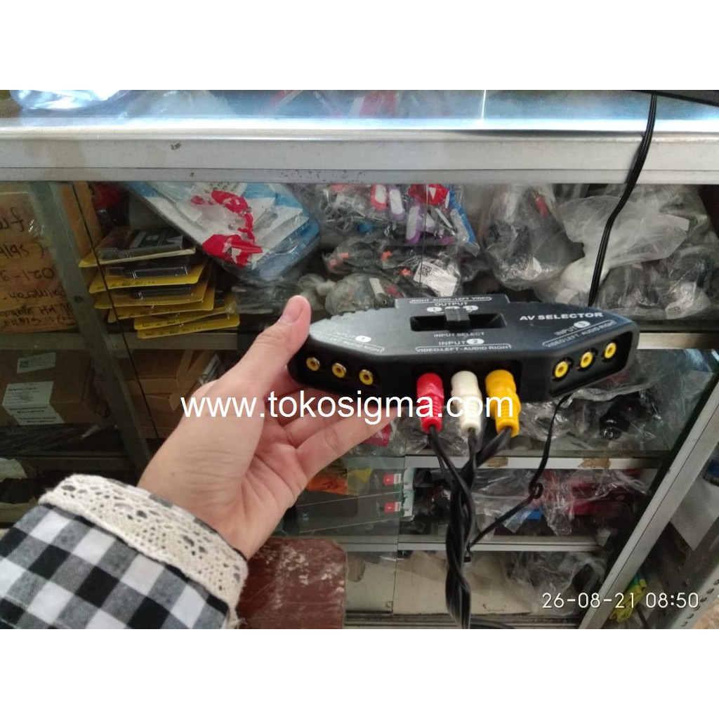 AV RCA SELEKTOR atau Audio Video SWITCHER atau GAME SELECTOR 1-3