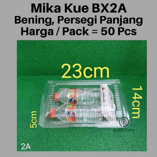 Mika Plastik Kue Besar Persegi Panjang 2A mika plastik kue mika bening mika persegi panjang