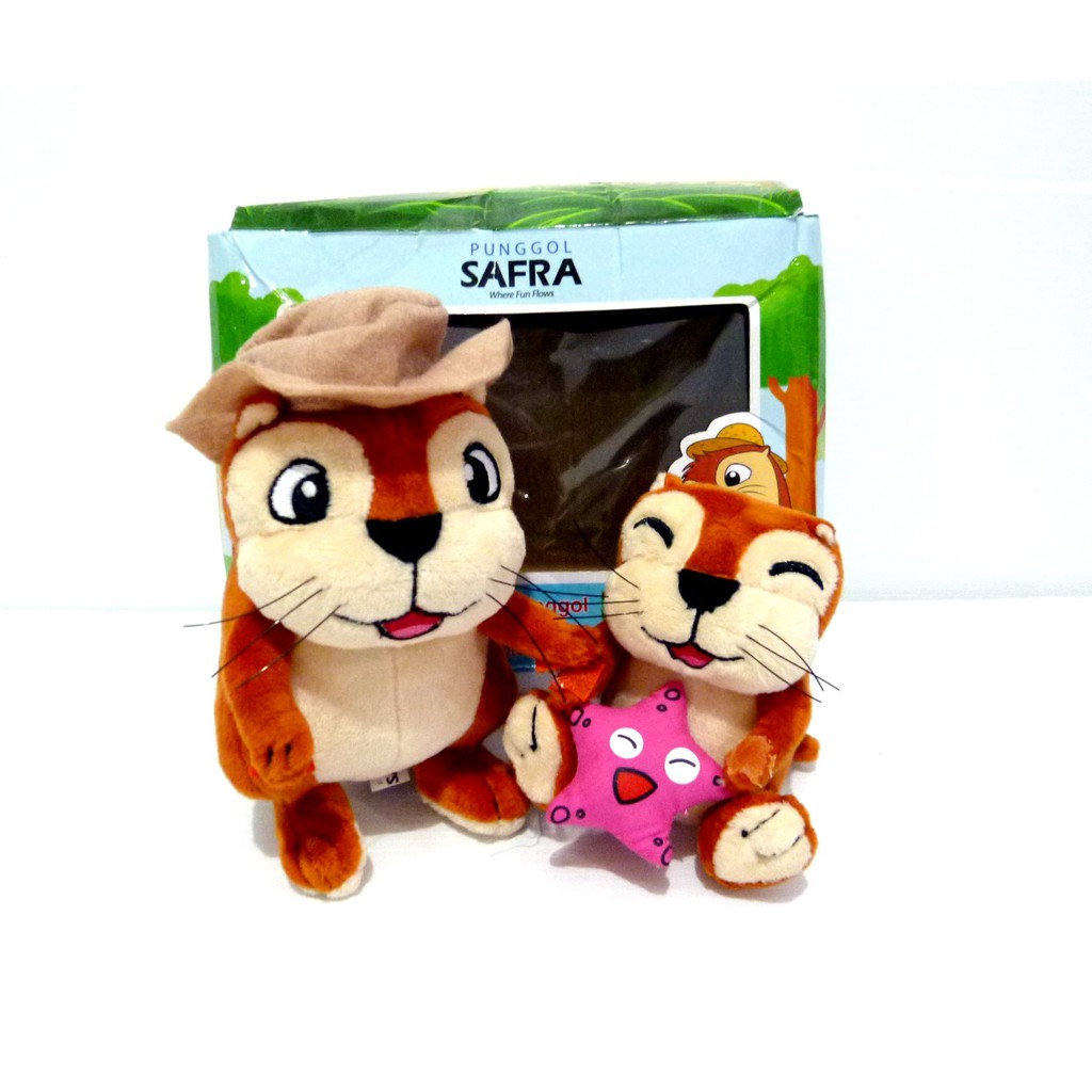Boneka Berang Berang Laut Sea Otter Original Safra Punggol Limited Edition