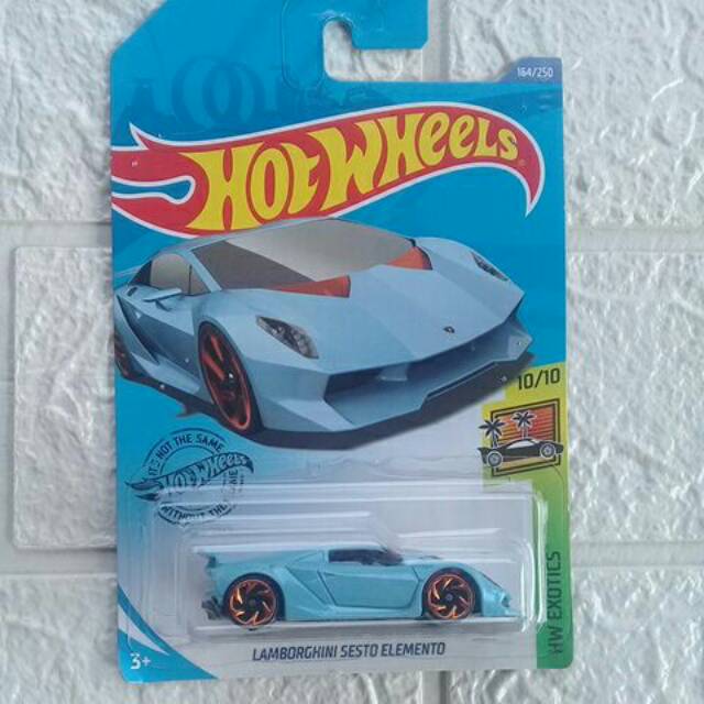 hot wheels lamborghini sesto elemento Biru Muda