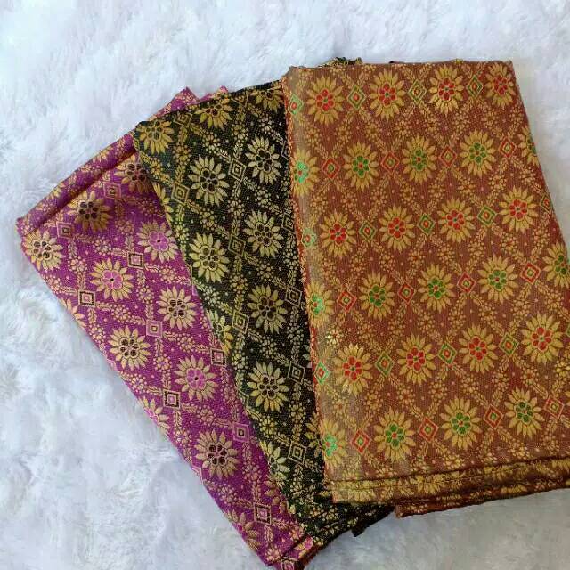 Rok lilit songket / Rok lilit etnik songket instan