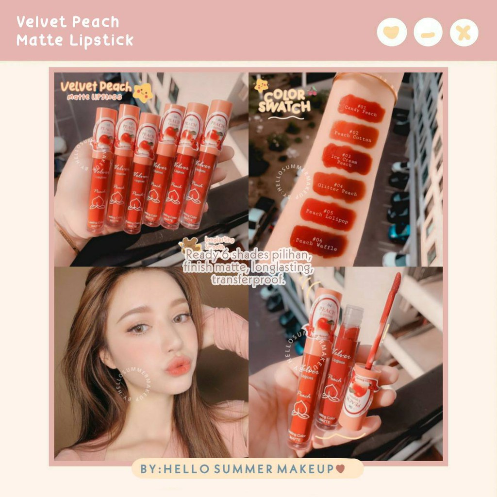 KBEAUTY - Peach Velvet Matte Lipstick