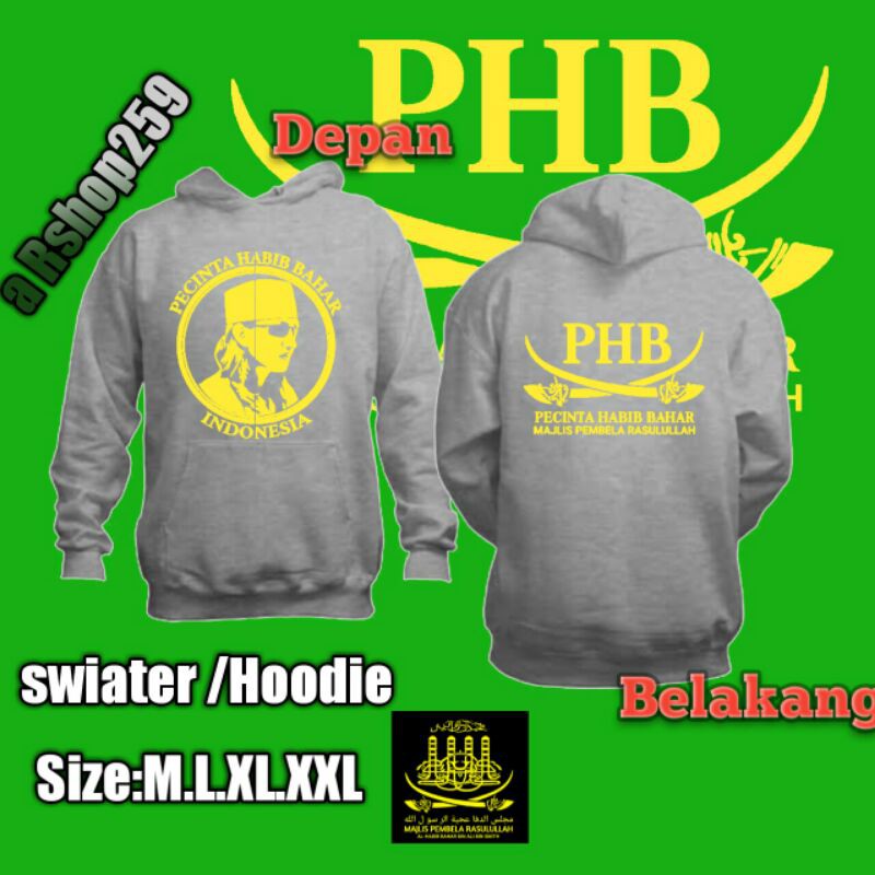 swiater/Hoidie pecinta Habib bahar PHB