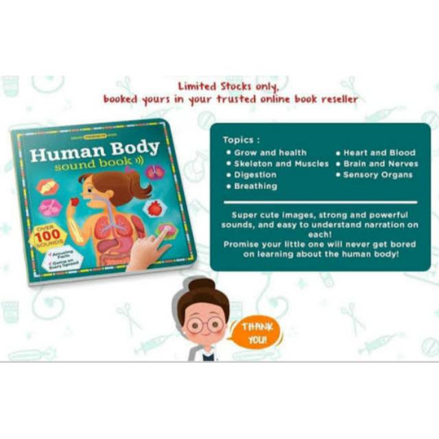 Human body sounds book