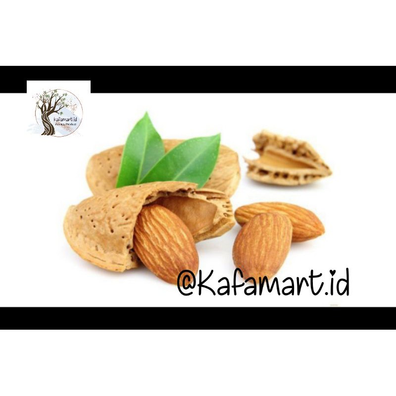 

KACANG ALMOND ROASTED 1 KG CREAMY MILK - Kacang almond cangkang IN SHELL flavor vanilla milk