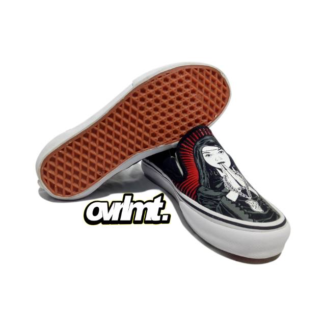 SEPATU SLIP ON OL &quot;GWSM&quot;-SEPATU ORIGINAL OVERLIMIT MERCH