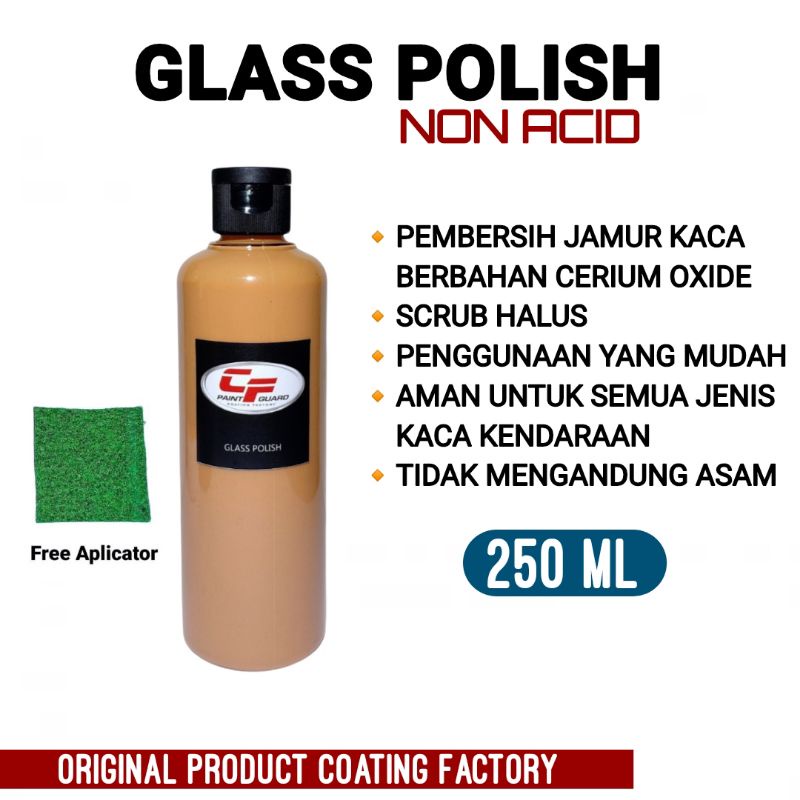Jual Glass Scrub Cairan Pembersih Jamur Kaca Mobil Glass Polish Coating