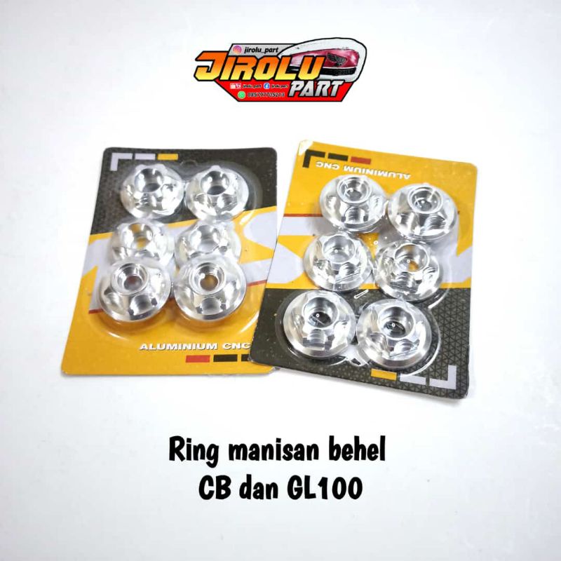 Manisan begel panjang - manisan skok CB GL100 - manisan shock belakang CB GL100 - manisan cb model u