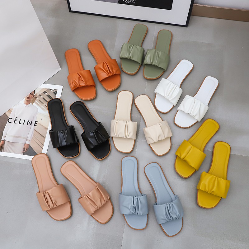 Korean Slip Sandals / Sandal Wanita 5053 (Size 36-40)