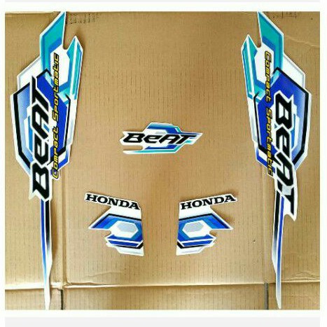 striping beat karbu 2008 putih