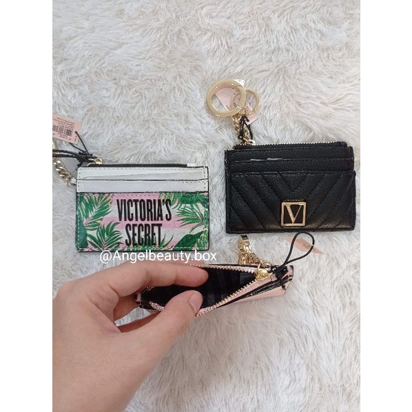 VICTORIA'S SECRET CARD HOLDER &amp; KEYCHAIN ORIGINAL 100%