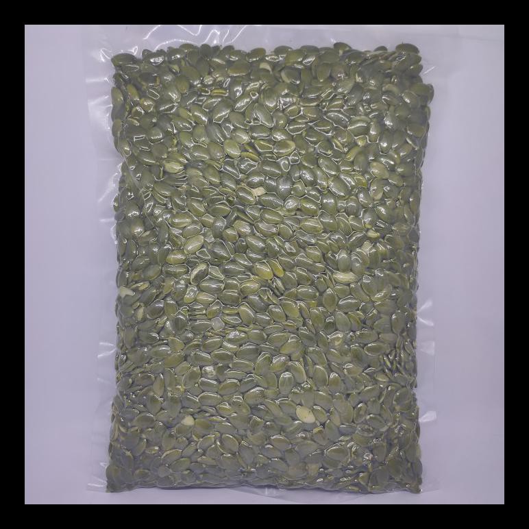 

STOK BARU! 1KG PUMPKIN SEEDS VAKUM / BIJI LABU ORGANIK MENTAH - GRADE AAA MURAH