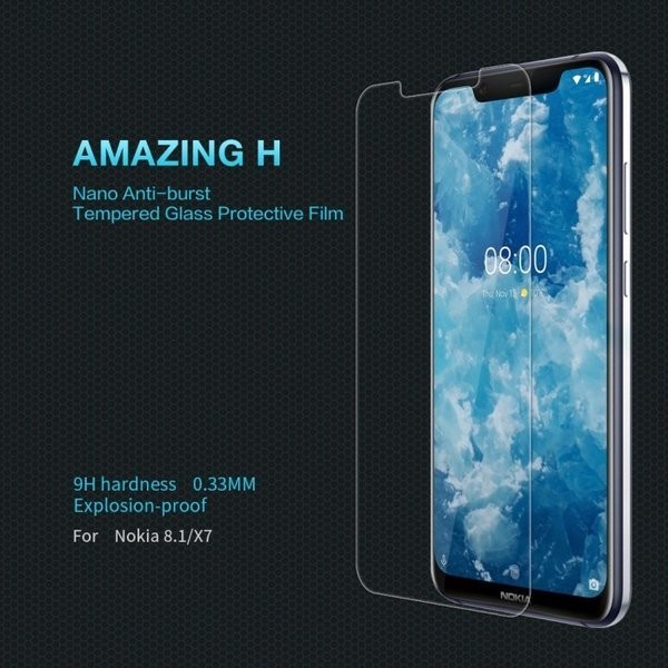 Tempered Glass Anti Explosion H Nokia 8.1 X7 Original