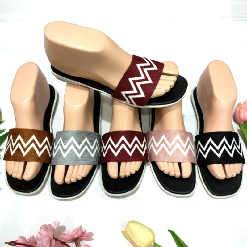 sandal wanita rajut import terbaru Felonie Wi 01. sandal wanita murah.