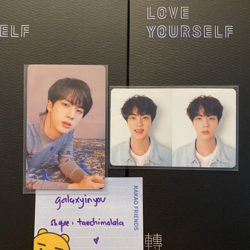 bts kim seokjin tear O & R photocard with fullset album wts pc Jin maung & jin dilan + lys LY love y