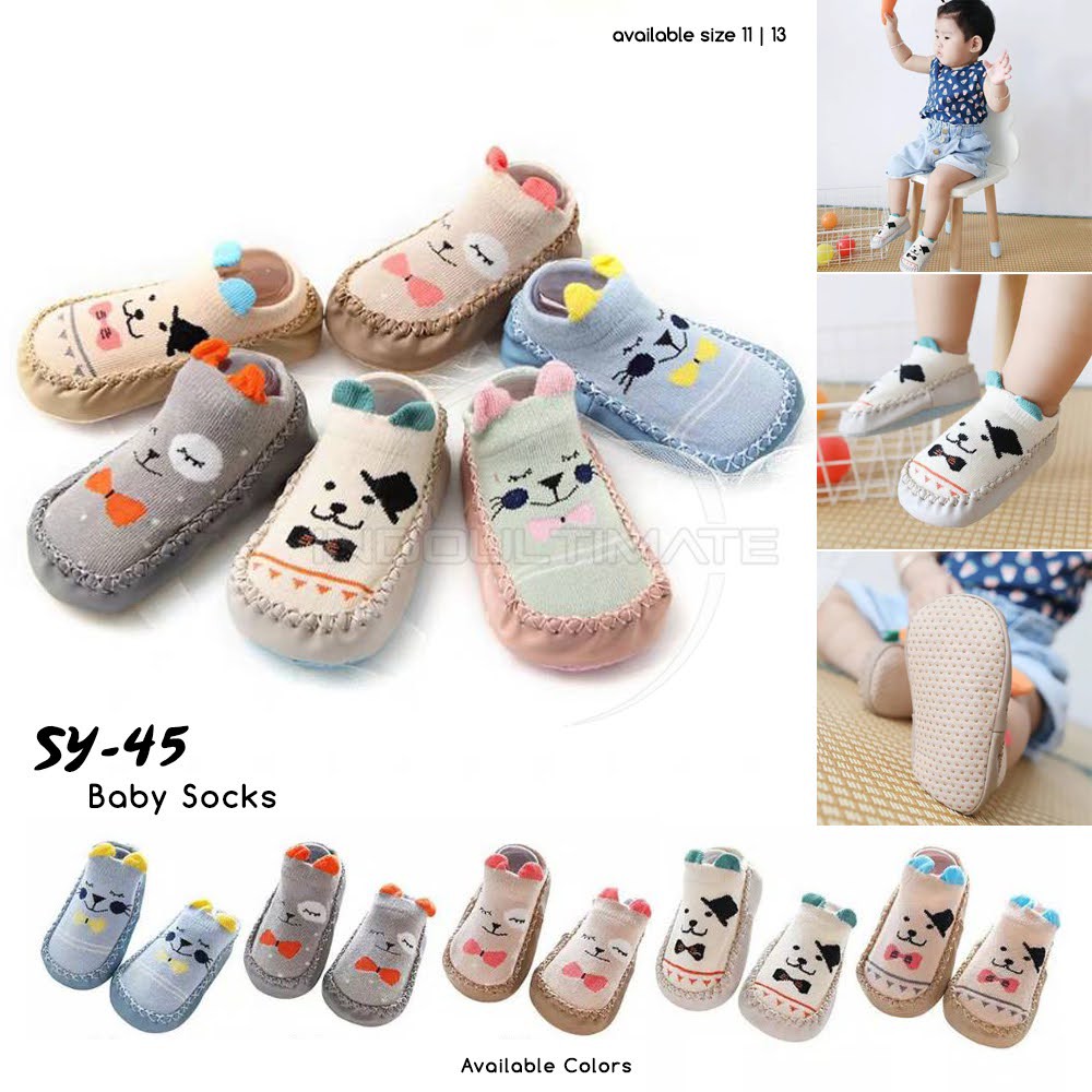 SY-45 Sepatu Anak Murah Usia 1 Tahun Sepatu Anak Cewek Cowok Alas Kaki Bayi Anti Slip Baby Shoes