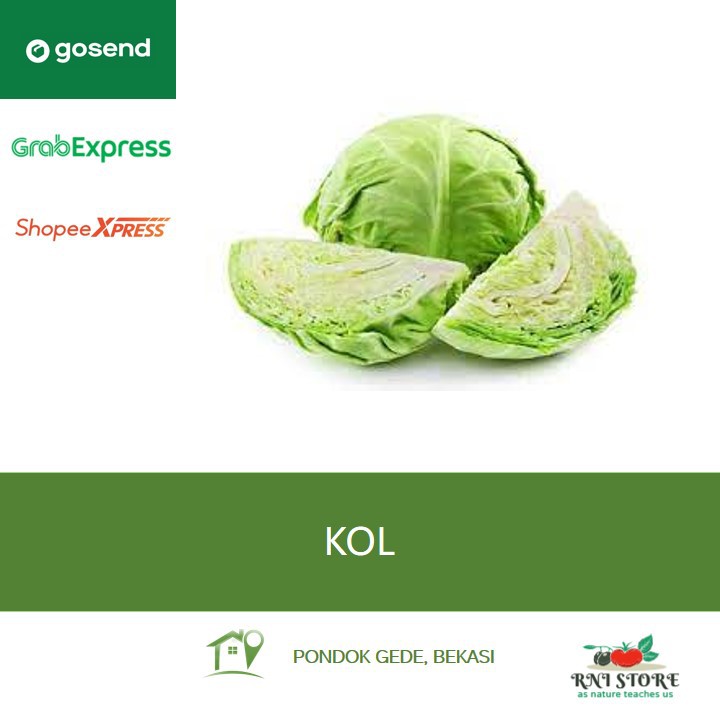 

Sayuran - Kol 250 gram 500 gram