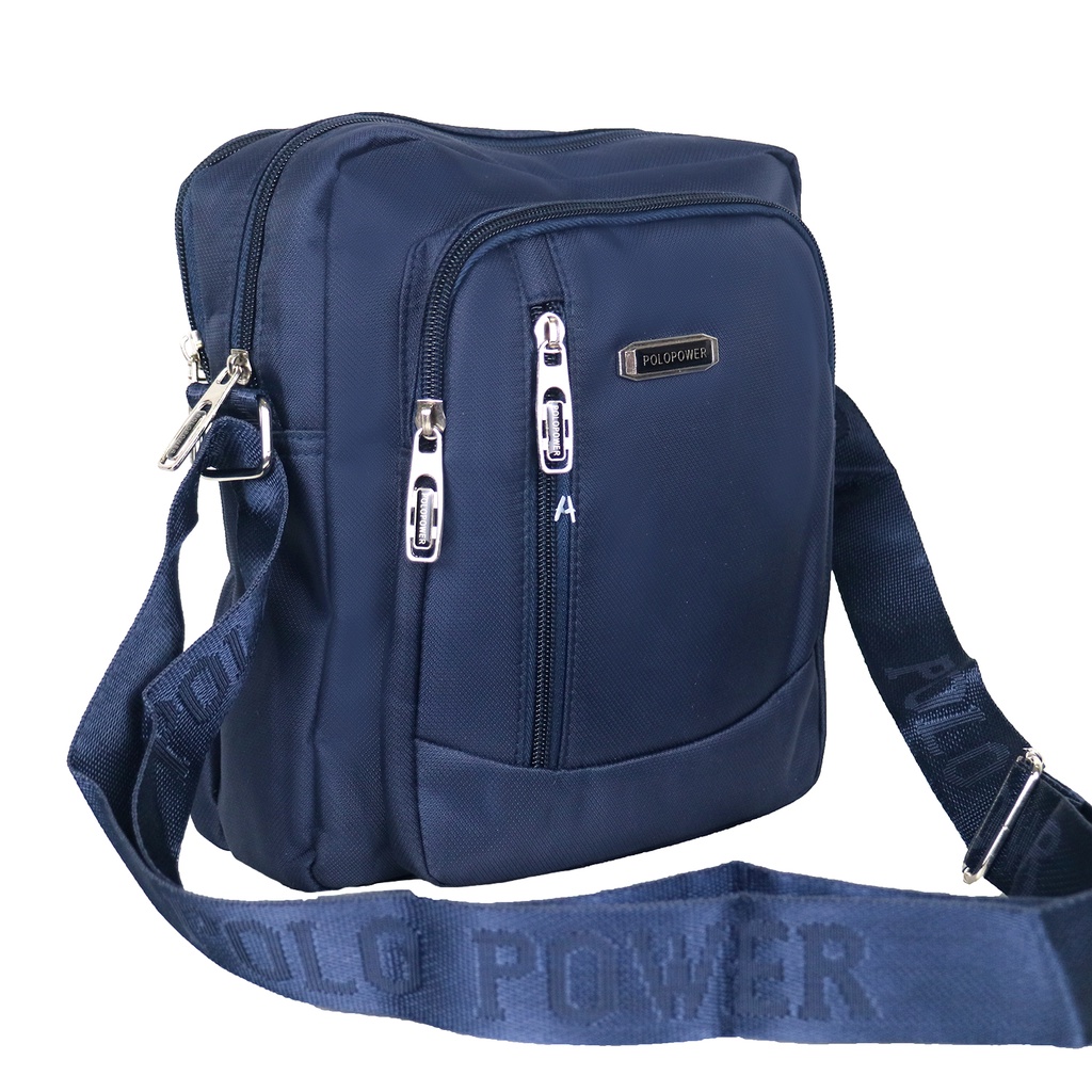 Polo Power 994 - Tas Selempang Pria Sling bag Polo Original Import Tas Slempang Trendy Dual USB Portable Waterproof