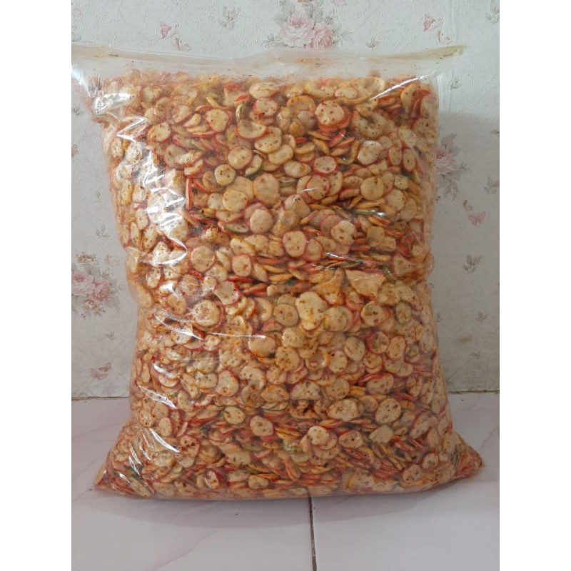

krupuk seblak daun jeruk