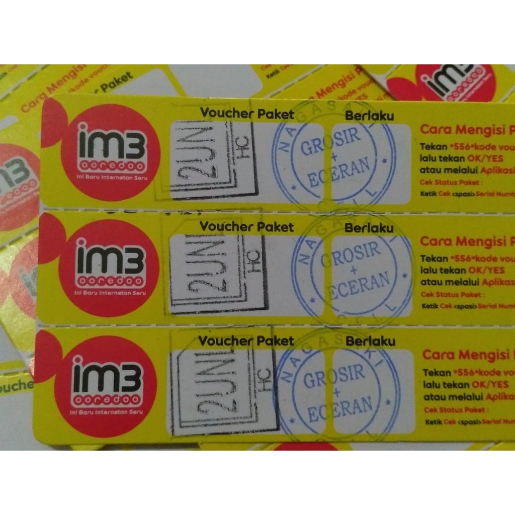 vocher data indosat m3 2gb unlimited 30 hari