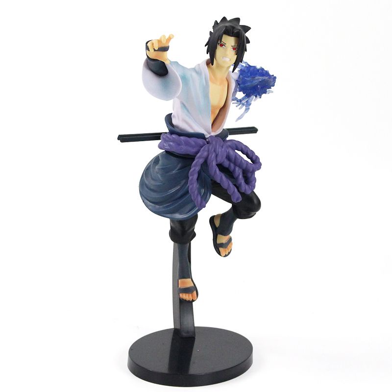 Figure Naruto Uchiha Sasuke Wind Blast Ver Miniatur Pajangan Sasuke Naruto