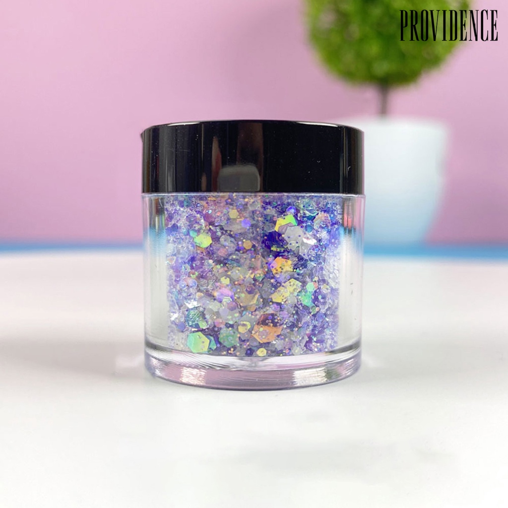 1 Botol Serpihan Glitter Glow In The Dark Untuk Dekorasi Nail Art