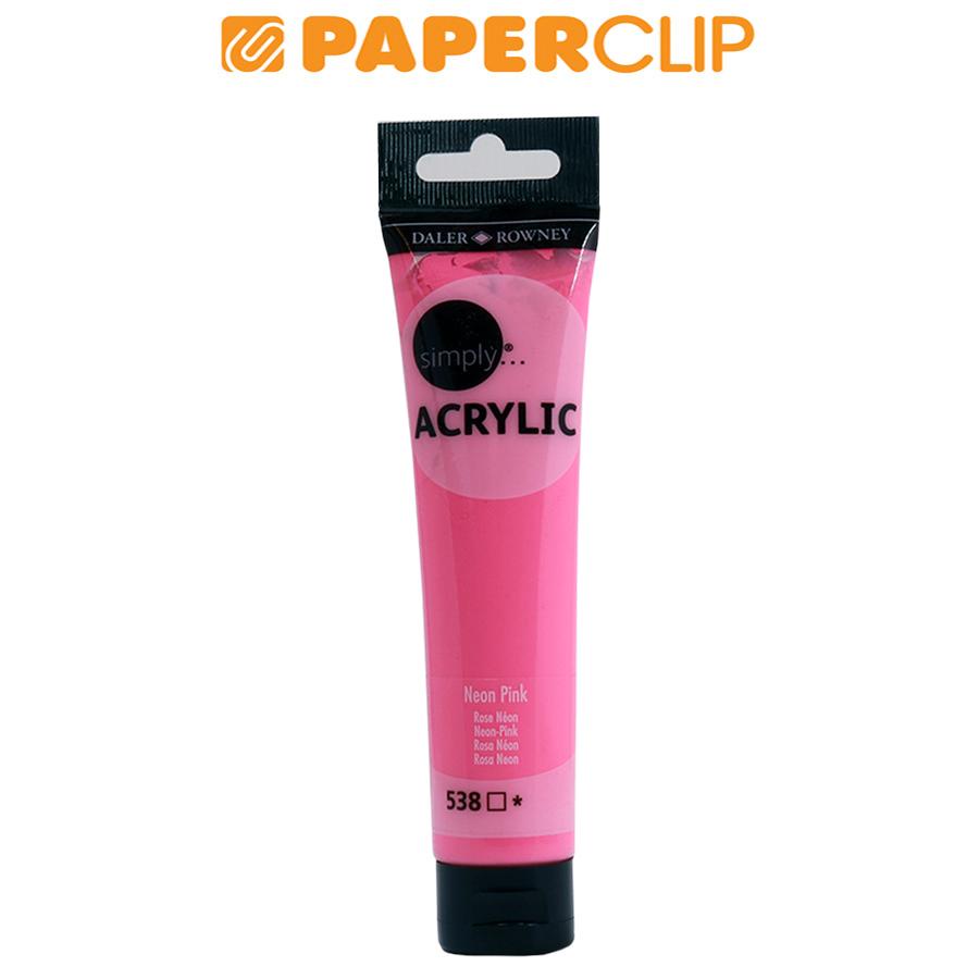 

ACRYLIC COLOR SIMPLY 75ML SL NEON PINK