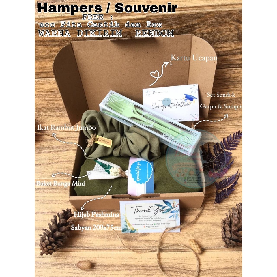 

READY - Gift Box Hampers Hijab Souvenir / Kado Ultah Murah