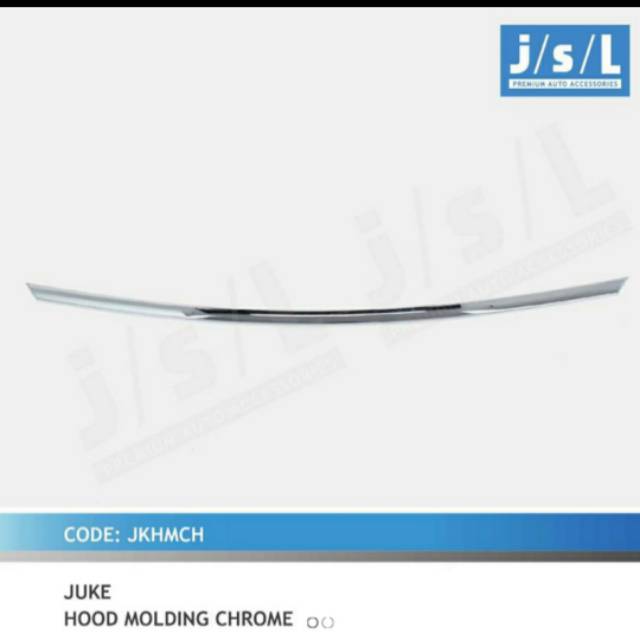 Hood molding/ list kap mesin Nissan Juke chrome jsl