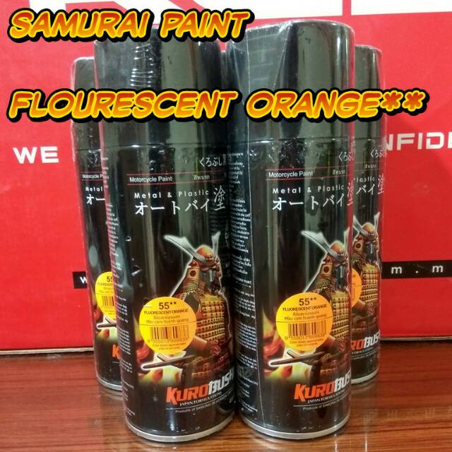 CAT SEMPROT SAMURAI PAINT " LOURESCENT ORANGE** "