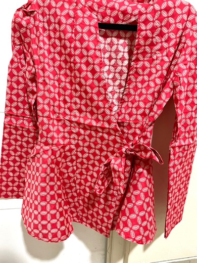 Pretty Batik Valencia Atasan Batik Peplum Lengan Panjang - Blouse Wanita Fit Up To L