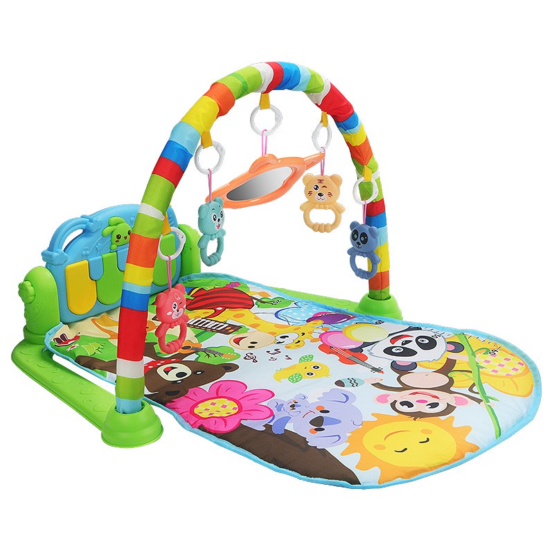 VIPBAZAAR MIISOO PEDAL PIANO FITNESS RACK Baby Musical Playgym Bayi Kerincingan Baby Gym babygym-115 Hijau