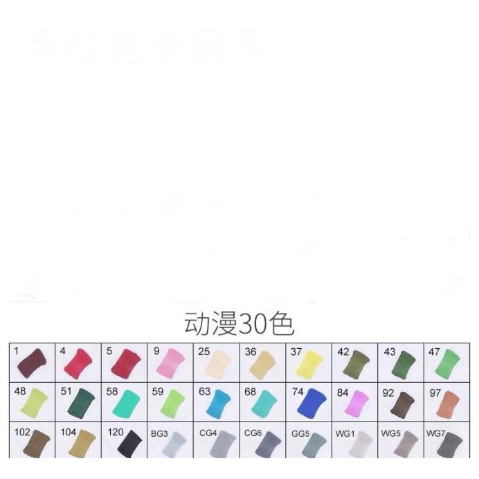

TOUCHFIVE MARKER 30 PCS / TWIN MARKER SKETSA DRAWING /ANIMATION SKETSA - PUTIH