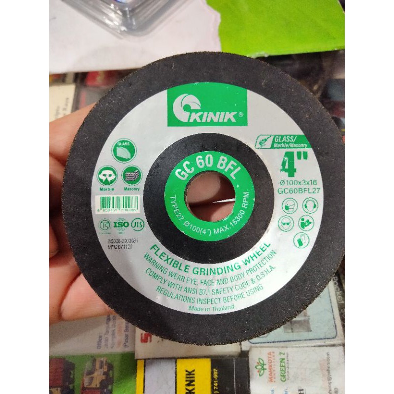 batu gerinda kinik hijau gc 60 /grinding wheel fleksibel