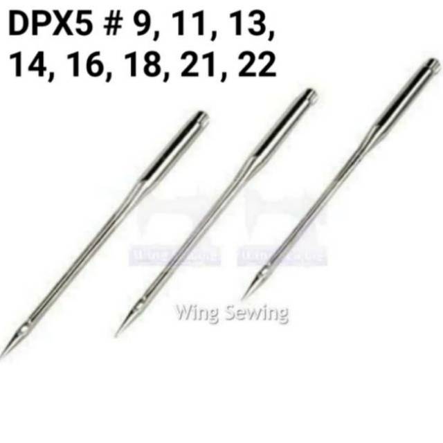 DPX5 GRADE A Jarum Mesin Jahit Industri Lubang Kancing
