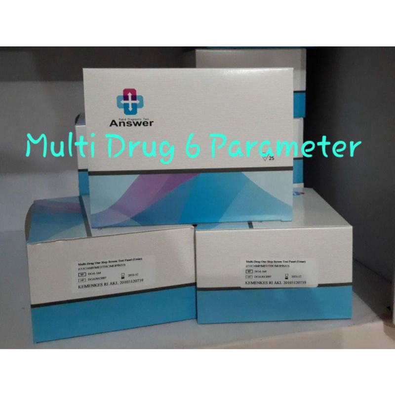 Answer Multi Drug 6 Parameter / Multi Drug Answer / Tes Narkoba Answer / 3 Parameter / 5 Parameter /