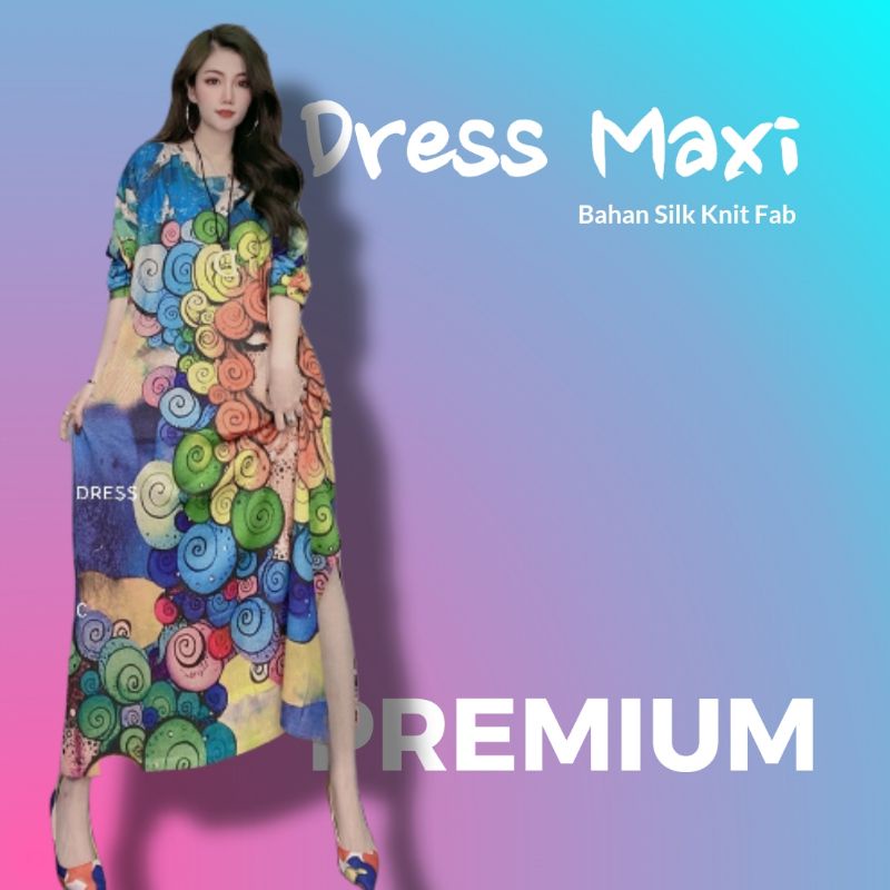 IMPORT - BAJU HAMIL 4 9 BULAN DRESS GAMIS JUMBO WANITA TERBARU