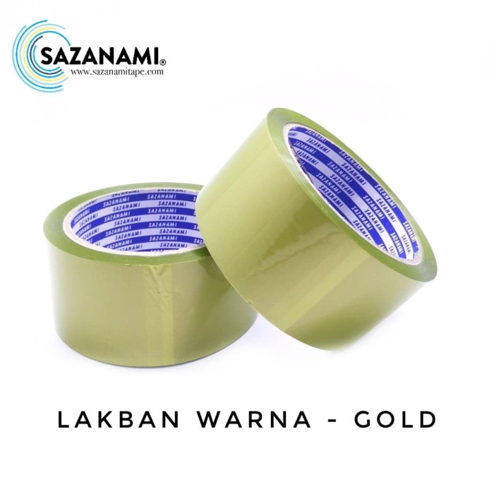 

Hadir Lakban Warna 2" X 50M Sazanami Plastik Warna Warni Hot Sale