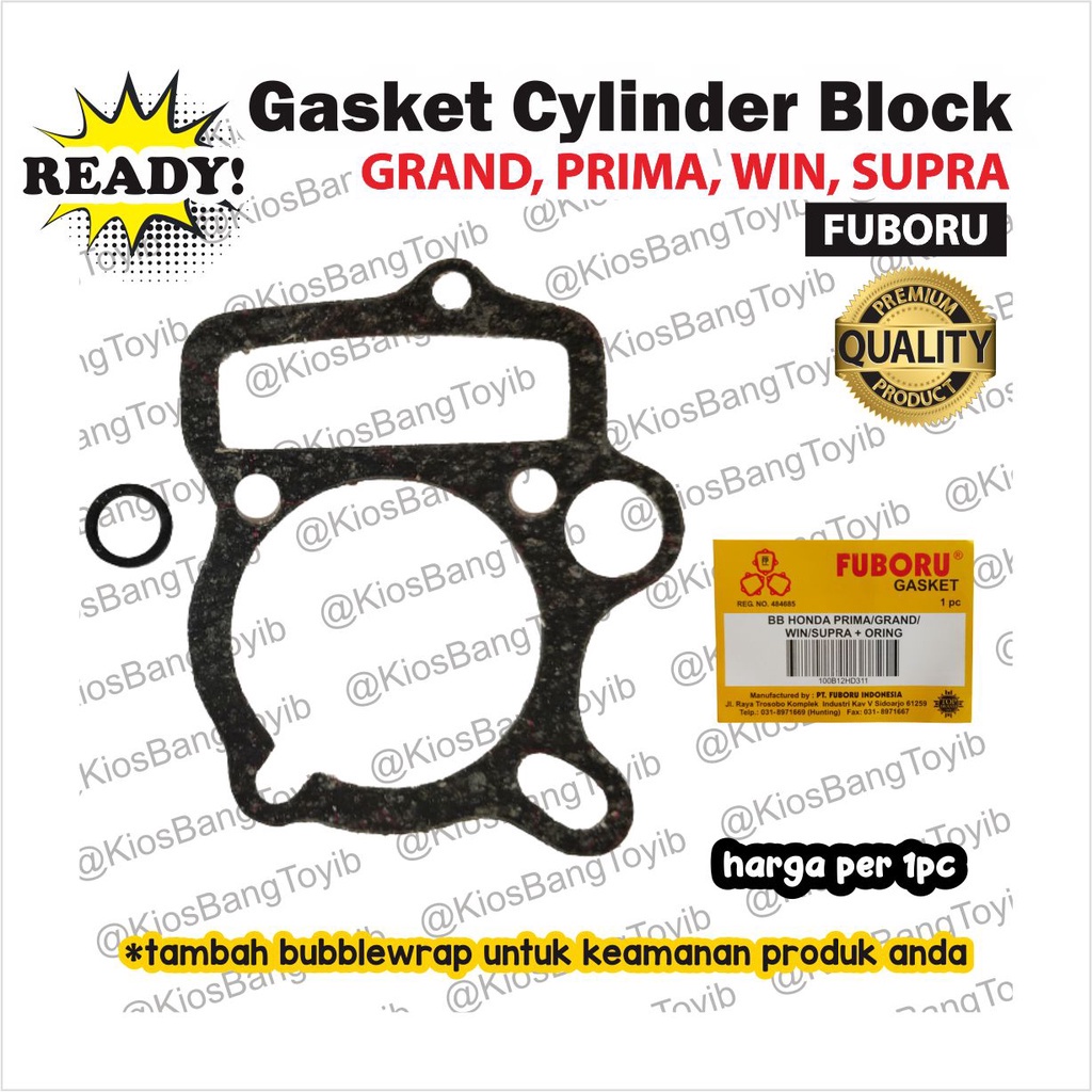 Packing Gasket Cylinder Block (BB) Grand Prima Win Supra (FUBORU)