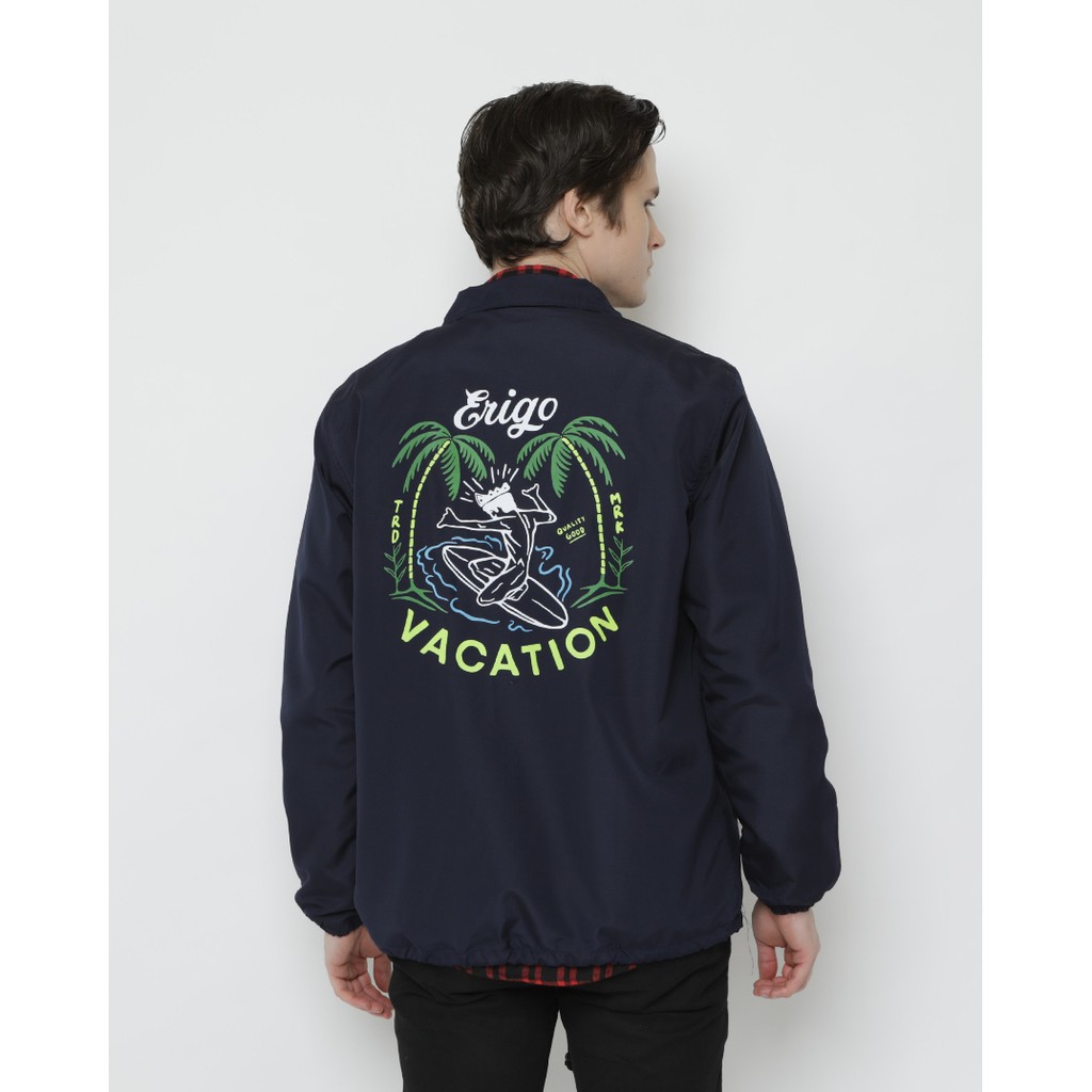 Erigo Coach Jacket Surf Good Navy