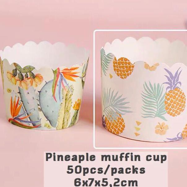 

Kualitas Terbaik] Cupcake Kertas Muffin Pineapple Motif Lucu