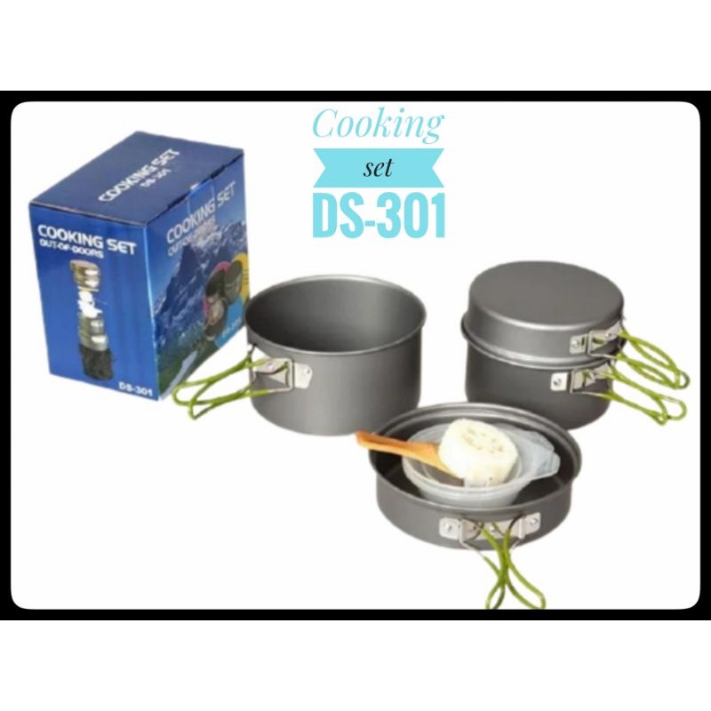 Jual Alat Masak Cooking Set Ds Peralatan Masak Camping Shopee