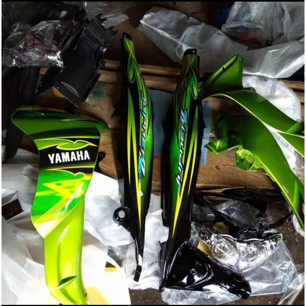 Bodi Halus Dan Striping Yamaha Jupiter Burhan Warna Merah Silver