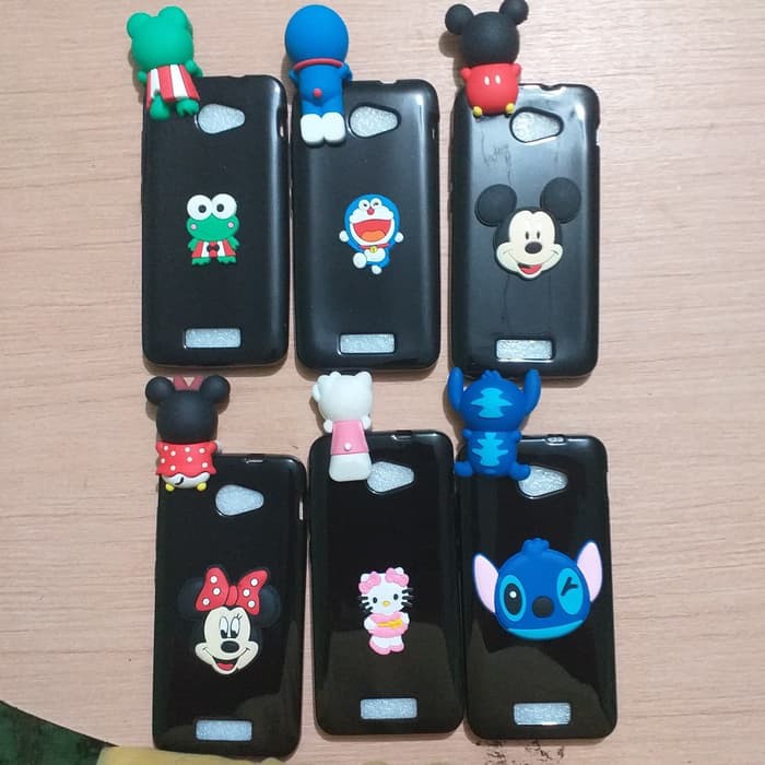 Case Andromax A Softcase 3D Peek Intip 3D Karakter Andromax A