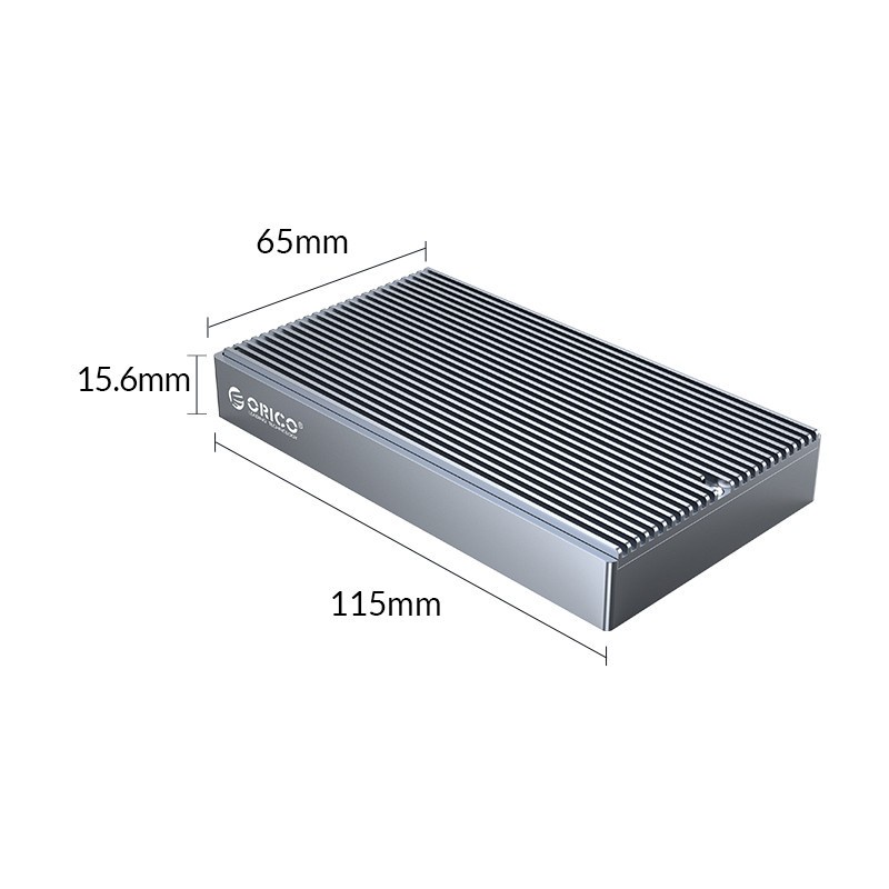 ORICO M2NV01-C3 Dual-Slot M.2 NVMe &amp; NGFF SSD Enclosure