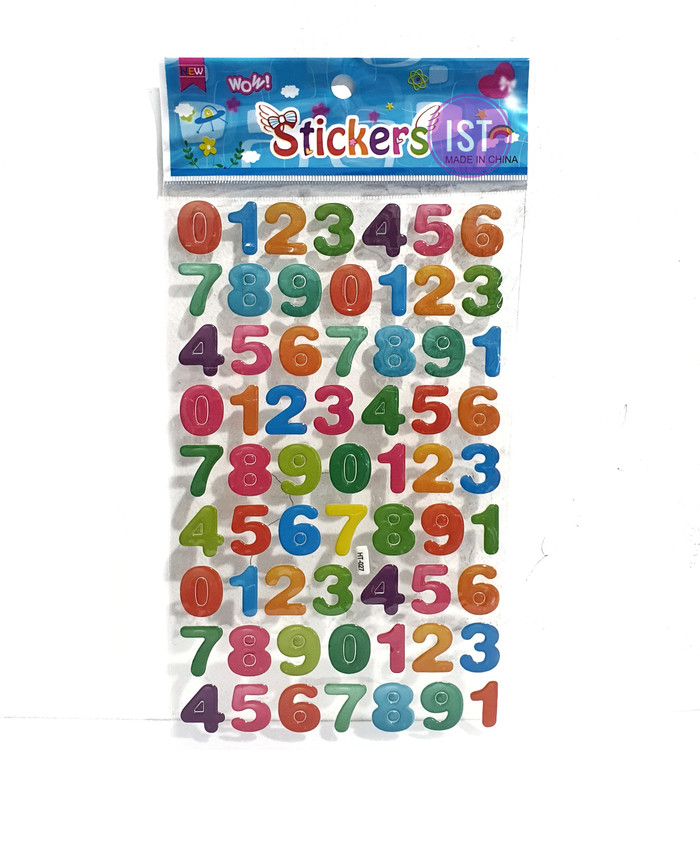 

STICKER STIKER TIMBUL ANGKA