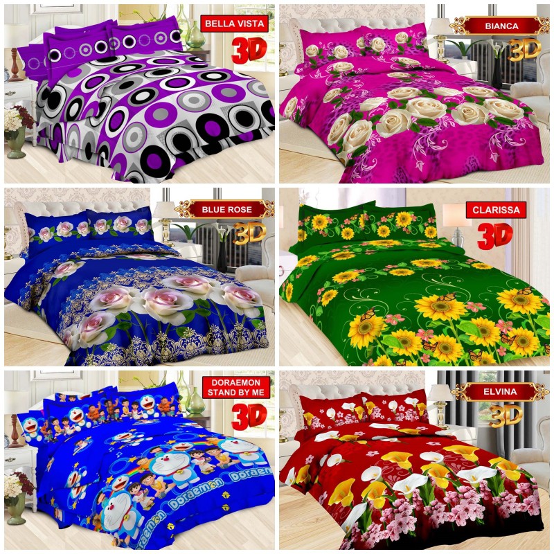 RF Sprei Bonita 2in1 120 Mix Motif Sorong Duo 120X200 part a