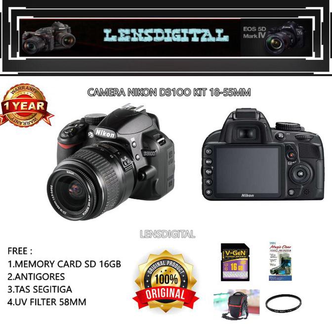 NIKON D3100 kit 18-55 / NIKON D3100 / DSLR murah