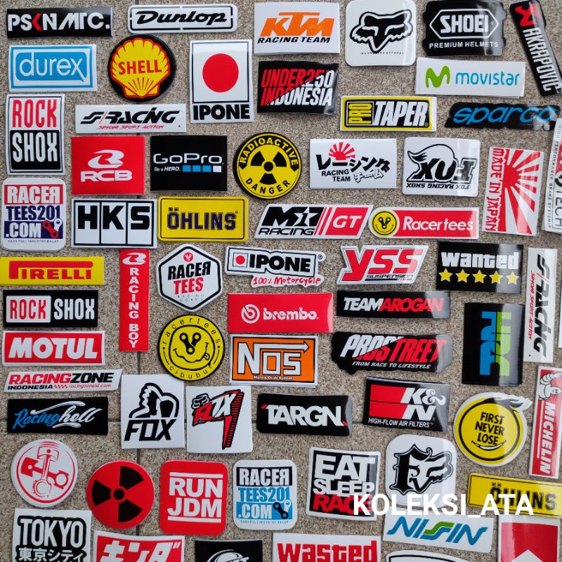 (NEW SERIES) STIKER MOTOR/STICKER SPONSOR MOTOR/HYPE DISTRO STICKER gambar joss